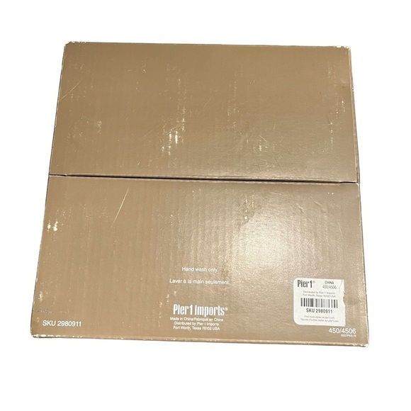 Pier 1 NOS Keep Calm Iridescent Keep Calm Tumblers Festive Fun - Picture 5 of 7